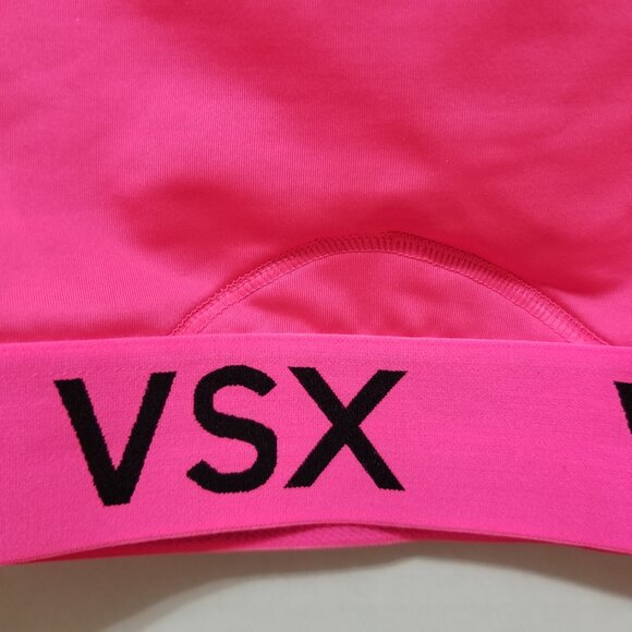 Victoria's Secret bra Small VSX The Player racerback workout gym sports neon - Picture 5 of 10